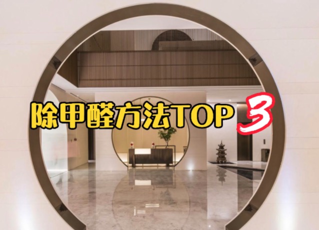 除甲醛方法TOP3，专业公司放大招！